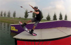 Steffen Vollert i Andy Kolb shred in Thai Wake Park Steffen Vollert i Andy Kolb shred in Thai Wake Park