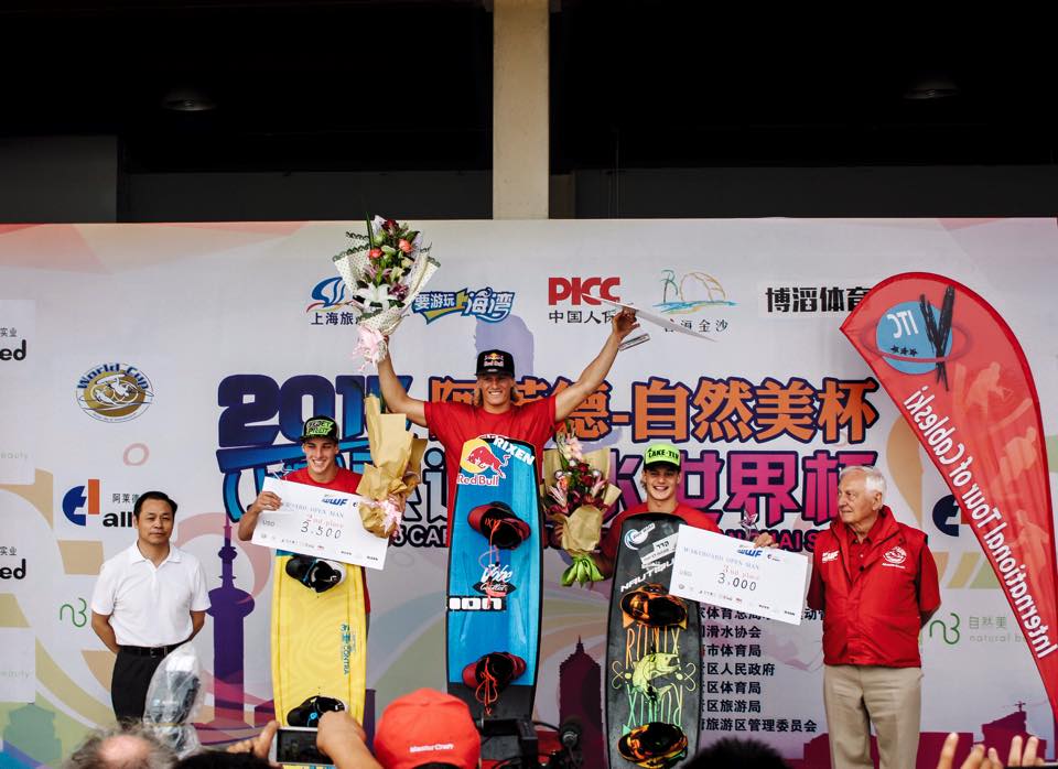 Podium Wake Men SHANGHAI WORLD CUP 2015